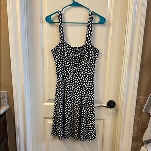 Nine Britton Black and White Polka Dot mini dress